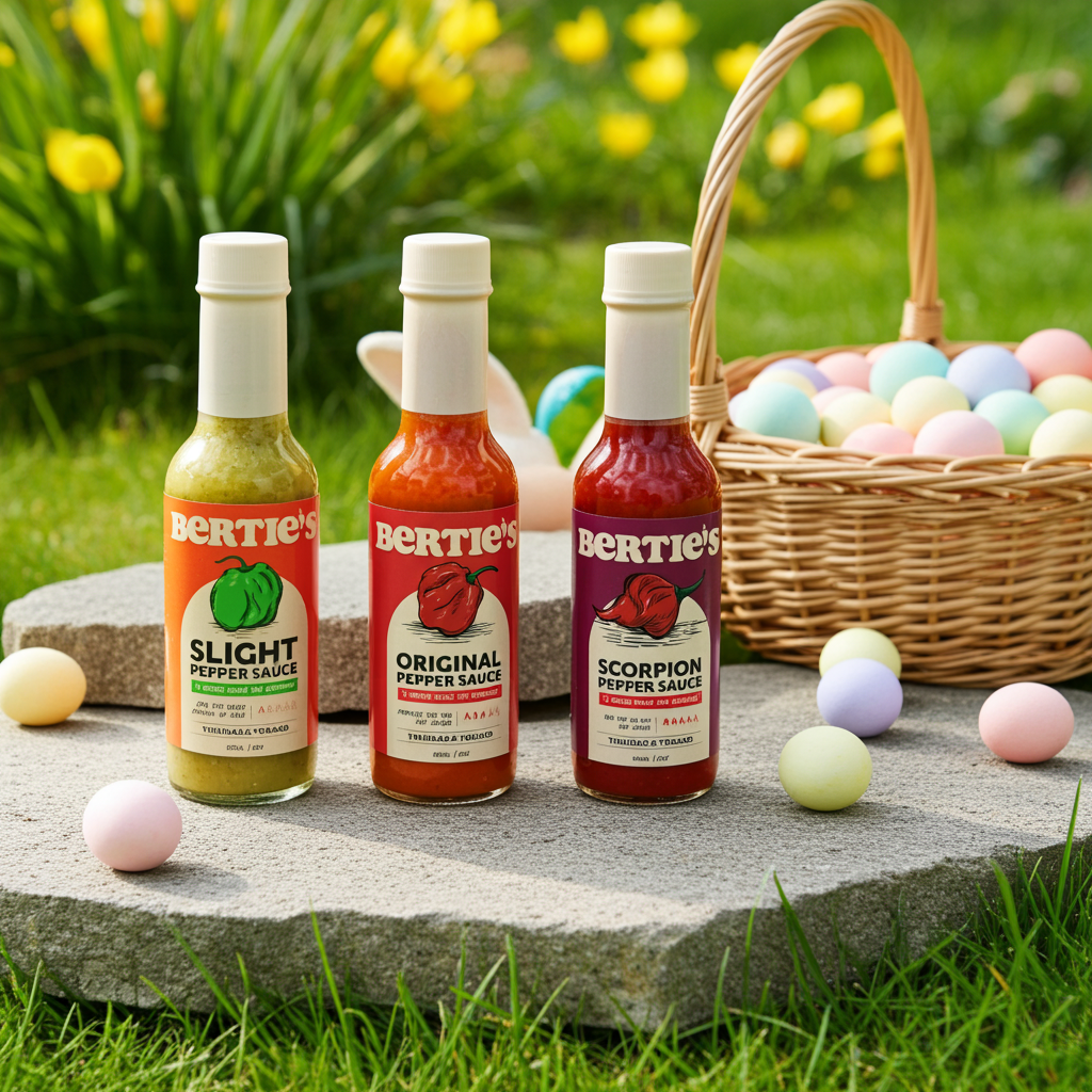 Berties Trio 3x150ml – Karibische Pepper Saucen