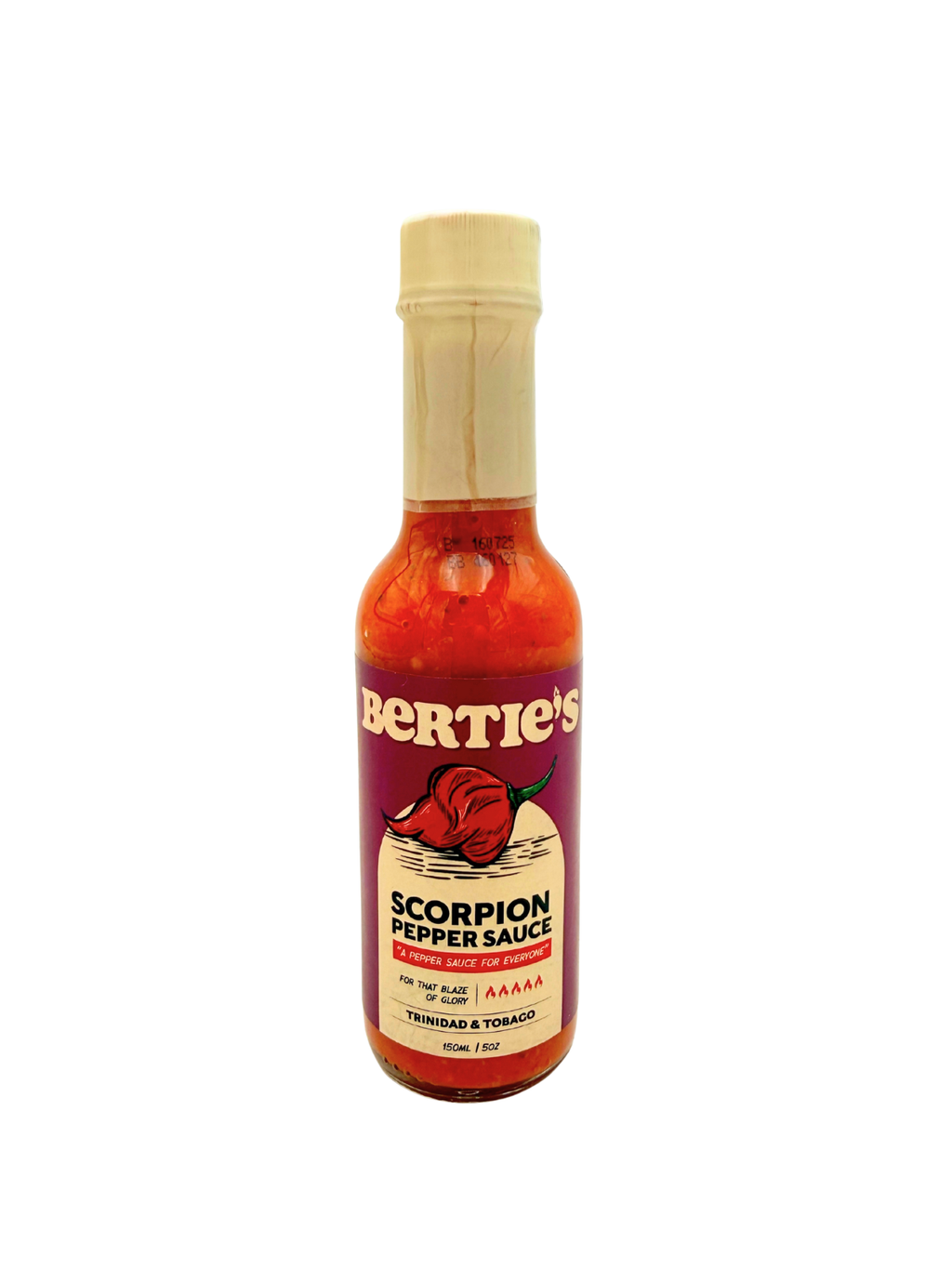 Bertie’s Scorpion 150ml – Karibische Pepper Sauce